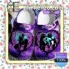 Personalized Jack Skellington And Sally Love Silhouette Halloween Clogs