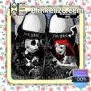 Personalized Jack Skellington And Sally Spiderweb Halloween Clogs