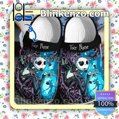 Personalized Jack Skellington Halloween Clogs