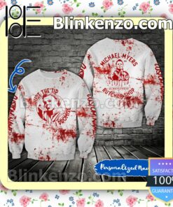 Personalized Just The Tip I Promise Michael Myers Butcher Shop Halloween Ideas Hoodie Jacket a