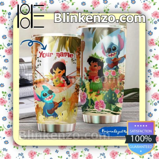 Personalized Lilo And Stitch Travel Mug