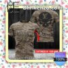 Personalized Louis Vuitton Camouflage Skull Brand Crewneck Tee