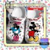 Personalized Love Mickey And Minnie Butt Halloween Clogs