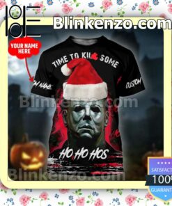 Personalized Michael Myers Time To Kill Some Halloween 2022 Cosplay Shirt b