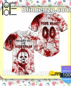 Personalized Michael Myers You Can't Kill The Boogeyman Baseball Hip Hop Shirts
