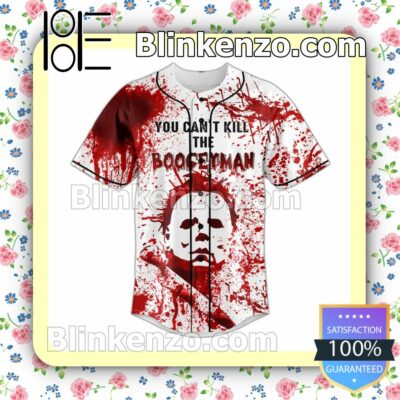 Personalized Michael Myers You Can't Kill The Boogeyman Baseball Hip Hop Shirts a