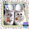 Personalized Mickey And Minnie Halloween Multicolor Splash Halloween Clogs
