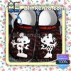 Personalized Mickey And Minnie Heartbeat Love Halloween Clogs