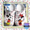 Personalized Mickey And Minnie Love Halloween Clogs
