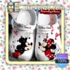 Personalized Mickey And Minnie Love Kiss Halloween Clogs