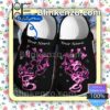 Personalized Mickey And Minnie Love Pink Light Halloween Clogs