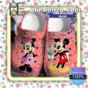 Personalized Mickey And Minnie Love You Halloween Clogs