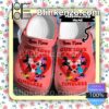 Personalized Mickey And Minnie Our Love Is Timeless Halloween Clogs