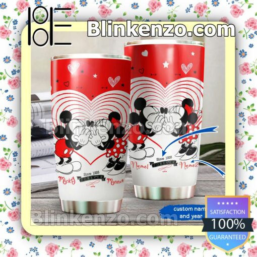 Personalized Mickey And Minnie Since 1928 Forever Travel Mug