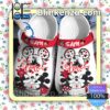 Personalized Mickey Mouse And Minnie Love Halloween Clogs
