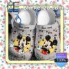 Personalized Mickey Mouse Disney Grey Halloween Clogs