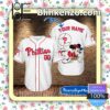Personalized Mickey Mouse Philadelphia Phillies Hip Hop Short Sleeves
