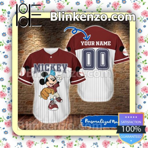 Personalized Mickey Playing Hip Hop Short Sleeves