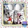 Personalized Minnie And Mickey Love Halloween Clogs
