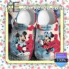 Personalized Minnie Took Pictures Of Mickey Halloween Clogs