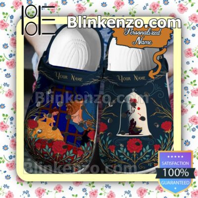 Personalized Name Beauty And The Beast Halloween Clogs