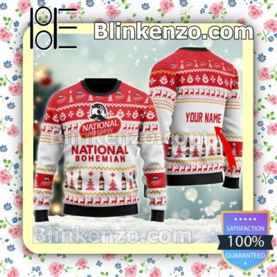 Personalized National Bohemian Christmas Pullover Sweaters