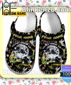 Personalized Peter Pan Never Grow Up Halloween Clogs a