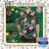 Personalized Photo Christmas Tropical Xmas Button Down Shirt