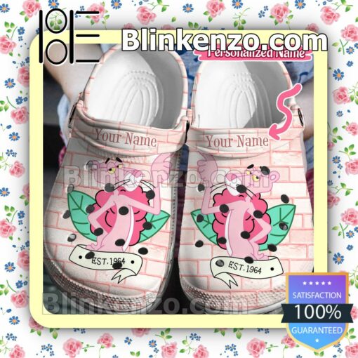 Personalized Pink Panther Est 1964 Halloween Clogs