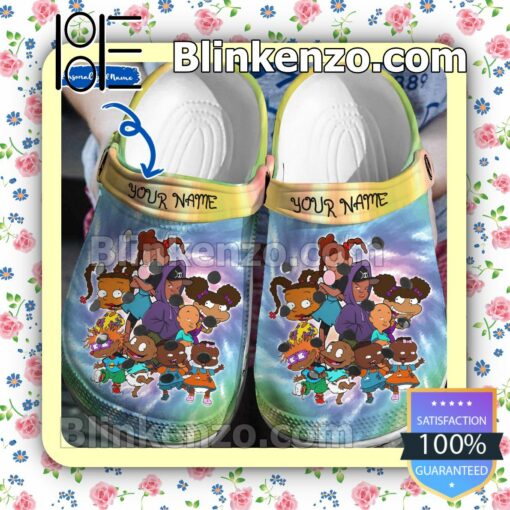 Personalized Rugrats And Bebe's Kids Halloween Clogs