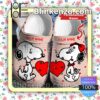 Personalized Snoopy Love Halloween Clogs