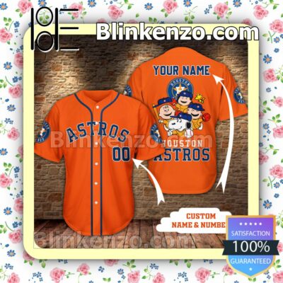Personalized Snoopy Peanuts Houston Astros Hip Hop Short Sleeves