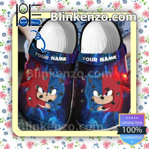 Personalized Sonic The Hedgehog Halloween Clogs