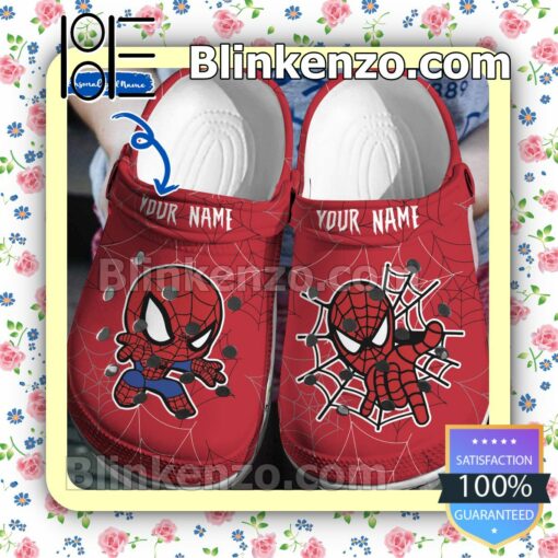 Personalized Spiderman Chibi Halloween Clogs