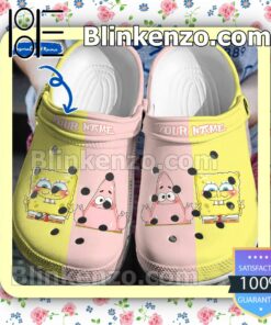Personalized Spongebob And Patrick Halloween Clogs
