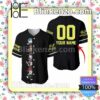 Personalized Squad Nightmare Before Christmas Short Sleeve Plain Button Down Baseball Jersey Team