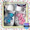Personalized Stitch And Angel Dreams Come True Halloween Clogs