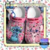 Personalized Stitch And Angel Love Halloween Clogs