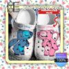 Personalized Stitch And Angel True Love Halloween Clogs