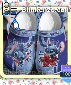 Personalized Stitch Tropical Leaves Halloween Clogs