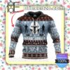 Personalized The Mandalorian Christmas Pullover Sweaters
