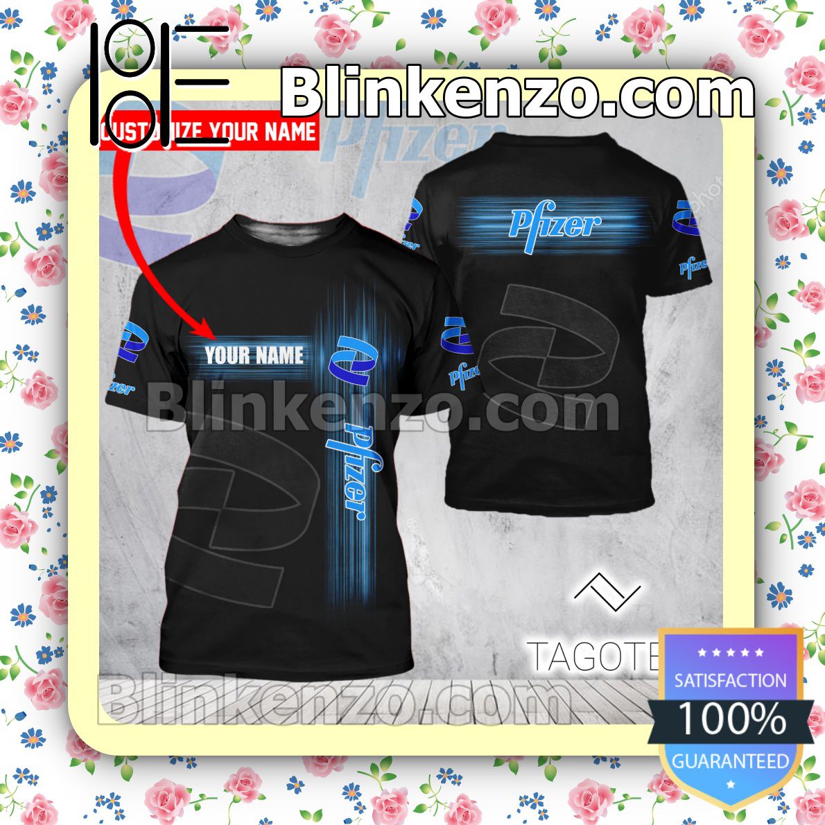 Pfizer Uniform T-shirt, Long Sleeve Tee