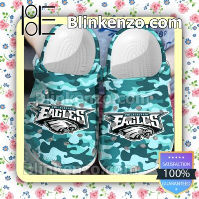 Philadelphia Eagles Camouflage Clogs