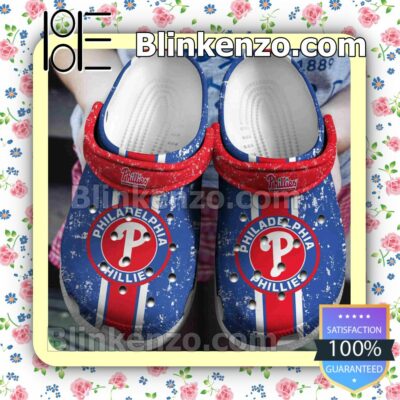 Philadelphia Phillies Logo Baseball Team Clogs