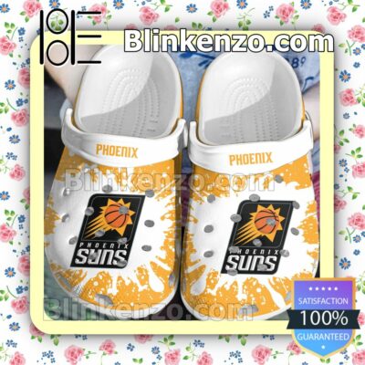 Phoenix Suns Logo Color Splash Clogs