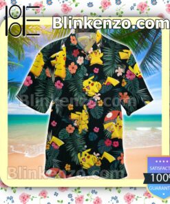 Pikachu Tropical Men Shirt