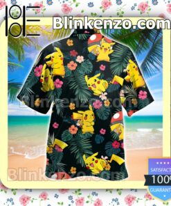 Pikachu Tropical Men Shirt a