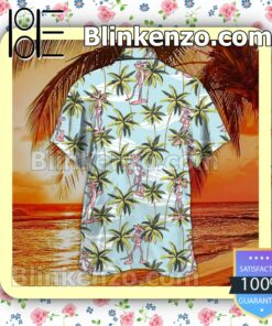 Pink Panther Palm Tree Men Shirt a