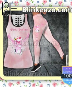 Pink Panther Women Tank Top Pant Set