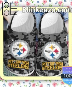 Pittsburgh Steelers Camouflage Clogs